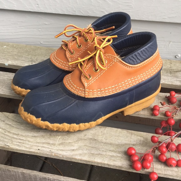 L.L. Bean Shoes - L.L.BEAN Navy Blue "Bean Boot" Ankle Boot Sz.5